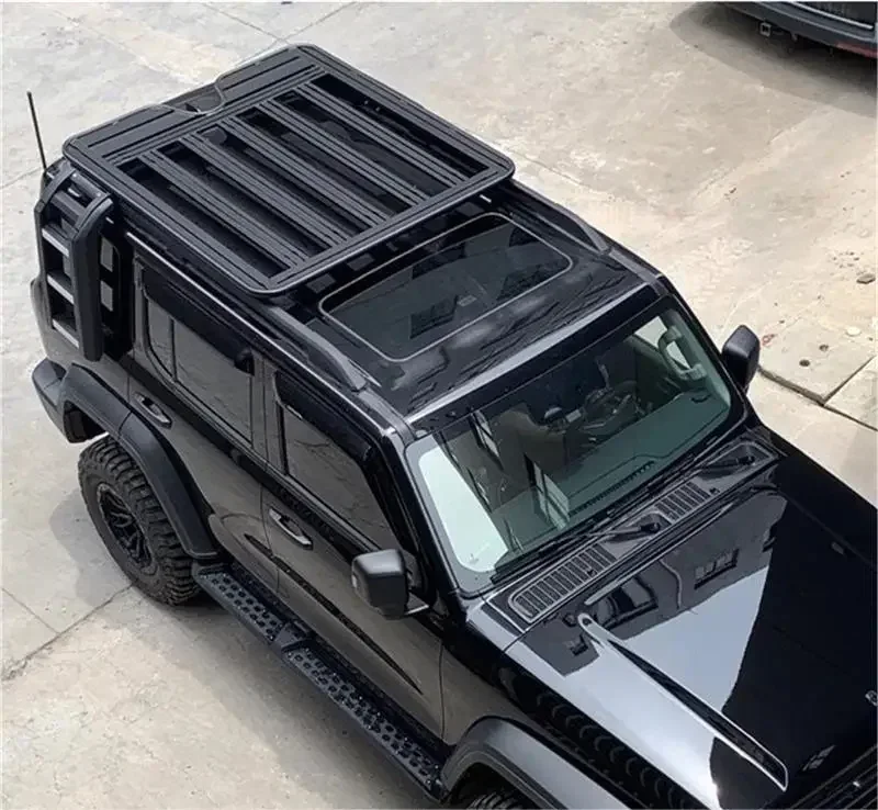 2025 Hot Selling Tank 300 Long and Short Roof Platform Aluminum Alloy Modified Roof Rack Automobile Accessory Auto Parts
2025 Hot Selling Tank 300 Long and Short Roof Platform Aluminum Alloy Modified Roof Rack Automobile Accessory Auto Parts