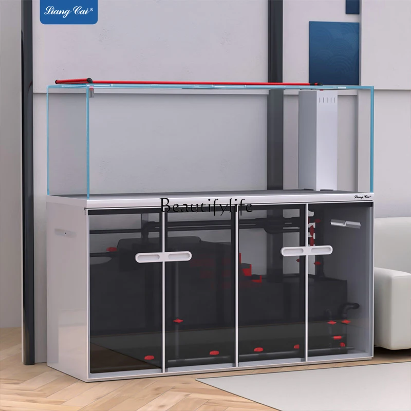 **Bright color star diamond dragon fish tank ultra-white glass right angle overflow integrated tensile household Jiro tank 
**Bright color star diamond dragon fish tank ultra-white glass right angle overflow integrated tensile household Jiro tank