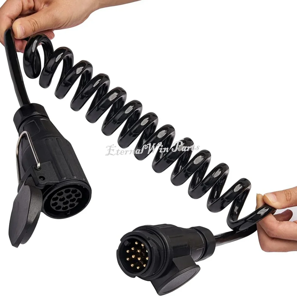 13 Pin Trailer Extension Cable 2m Spiral Plug Socket 12V for Caravan Truck RV Boat
13 Pin Trailer Extension Cable 2m Spiral Plug Socket 12V for Caravan Truck RV Boat