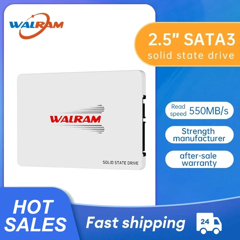 Walram 2.5 SATA 3 SSD 512 ГБ 256 ГБ 128 ГБ 1 ТБ Жесткий диск 120 ГБ 240 ГБ 480 ГБ SATA3 HDD 1 ТБ Твердотельный накопитель для ПК, ноутбука, настольного компьютера
Walram 2.5 SATA 3 SSD 512 ГБ 256 ГБ 128 ГБ 1 ТБ Жесткий диск 120 ГБ 240 ГБ 480 ГБ SATA3 HDD 1 ТБ Твердотельный накопитель для ПК, ноутбука, настольного компьютера