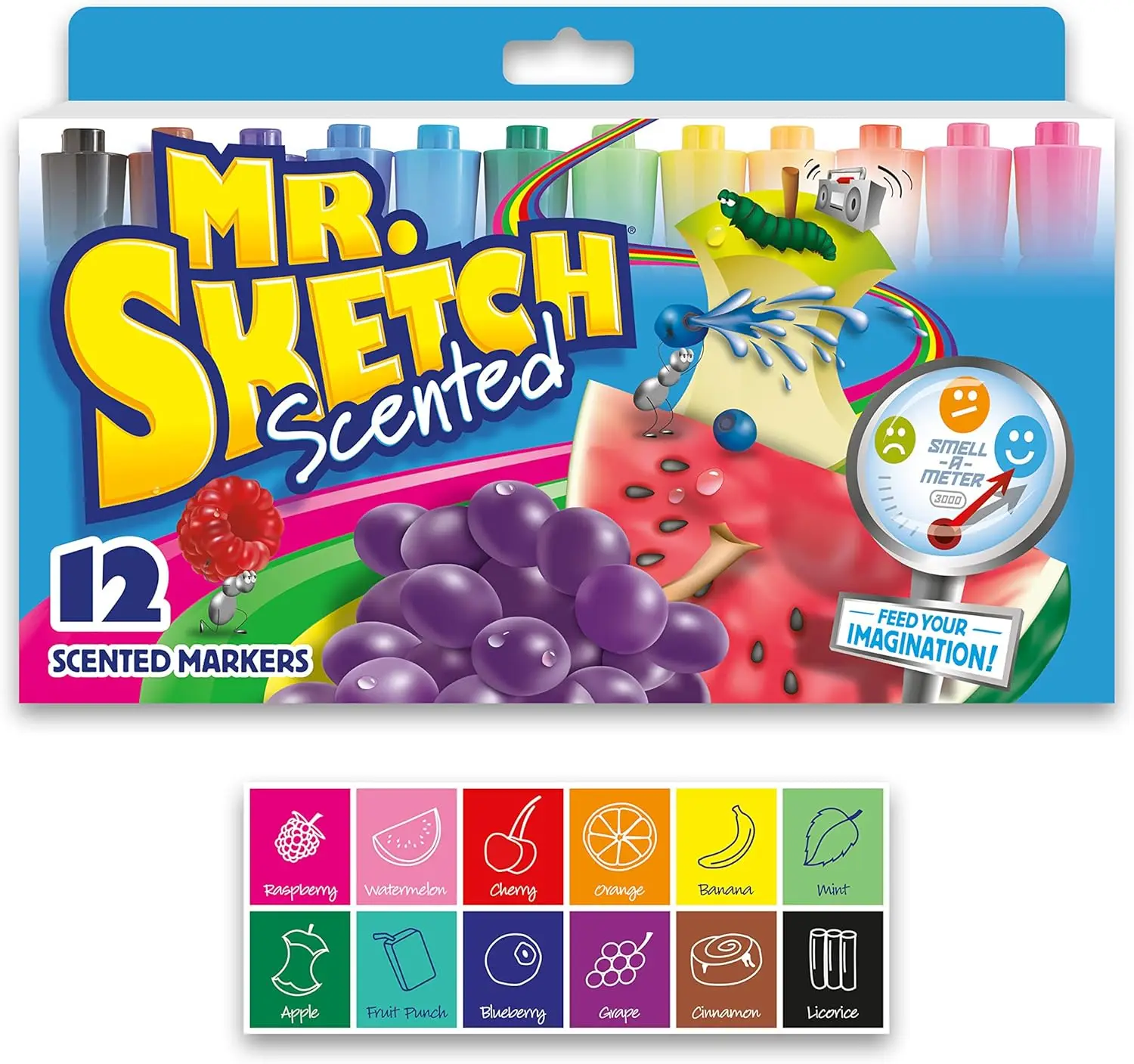 Scented Markers, Chisel Tip, Assorted Colors, 12 Count - Fun for Kids, Coloring, Arts & Crafts
Scented Markers, Chisel Tip, Assorted Colors, 12 Count - Fun for Kids, Coloring, Arts & Crafts