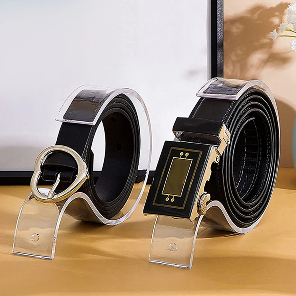 2Pcs Acrylic Belt Organizer Display Holder for Closet Belt Storage Rack Clear Stand for Retail Store Organizer
2Pcs Acrylic Belt Organizer Display Holder for Closet Belt Storage Rack Clear Stand for Retail Store Organizer