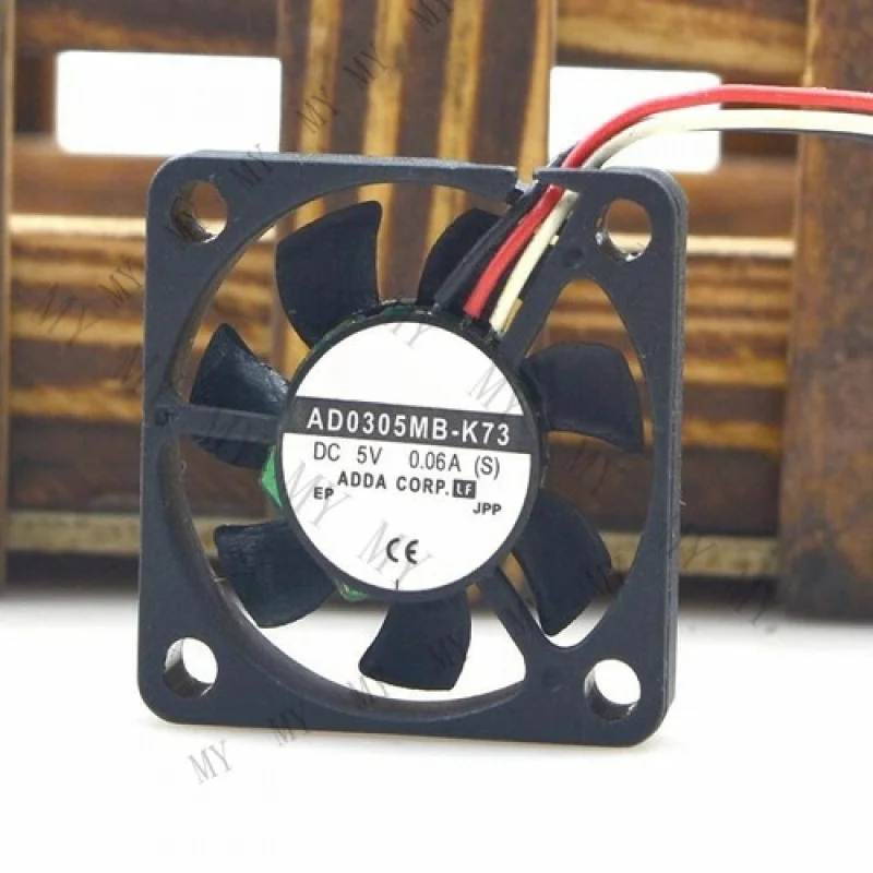 TT ADDA AD0305MB-K73 3010 DC5V 0.06A 3CM 3-Wire Silent Cooling Fan
TT ADDA AD0305MB-K73 3010 DC5V 0.06A 3CM 3-Wire Silent Cooling Fan