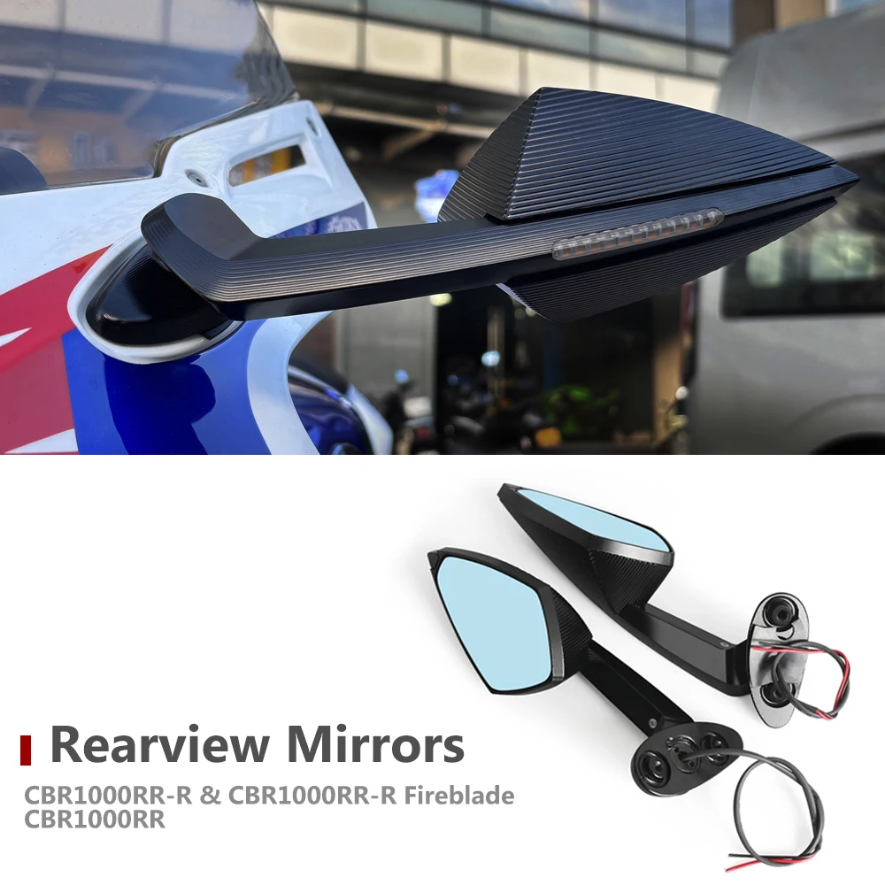 For Honda CBR 1000 RR-R RR 2019-2025 CBR1000RR CBR1000RR-R Fireblade Motorcycle Rearview Mirrors With Turn Signals LED Kit US $1
For Honda CBR 1000 RR-R RR 2019-2025 CBR1000RR CBR1000RR-R Fireblade Motorcycle Rearview Mirrors With Turn Signals LED Kit US $1