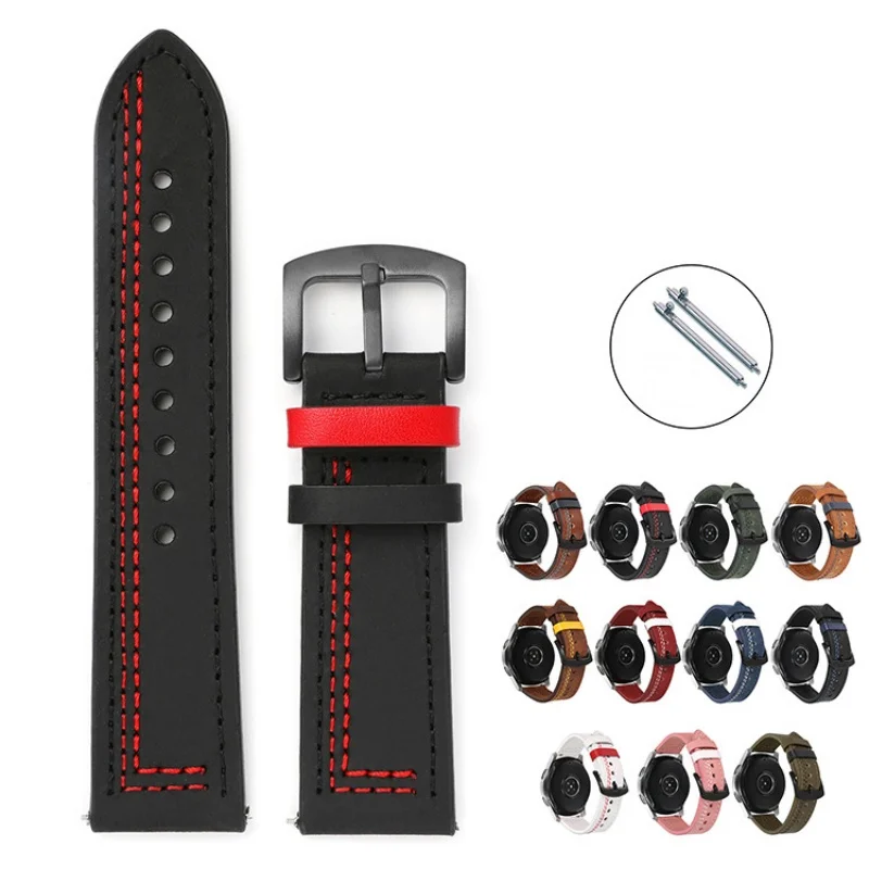 20mm 22mm Quick Release Matte Crazy Horse Leather Watch Strap for Universal Waterproof Watch Bracelet Accessories with Tool
20mm 22mm Quick Release Matte Crazy Horse Leather Watch Strap for Universal Waterproof Watch Bracelet Accessories with Tool