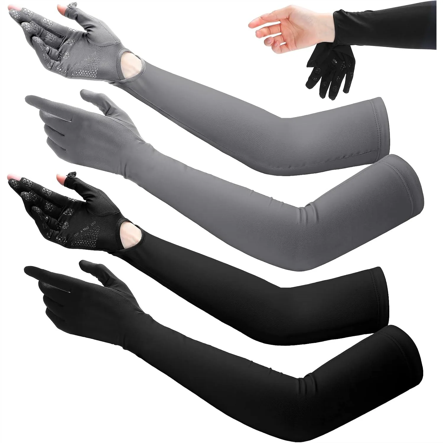 2 Pairs Women UV Sun Gloves Touchscreen Arm Driving Gloves for Outdoor Sports Cycling
2 Pairs Women UV Sun Gloves Touchscreen Arm Driving Gloves for Outdoor Sports Cycling