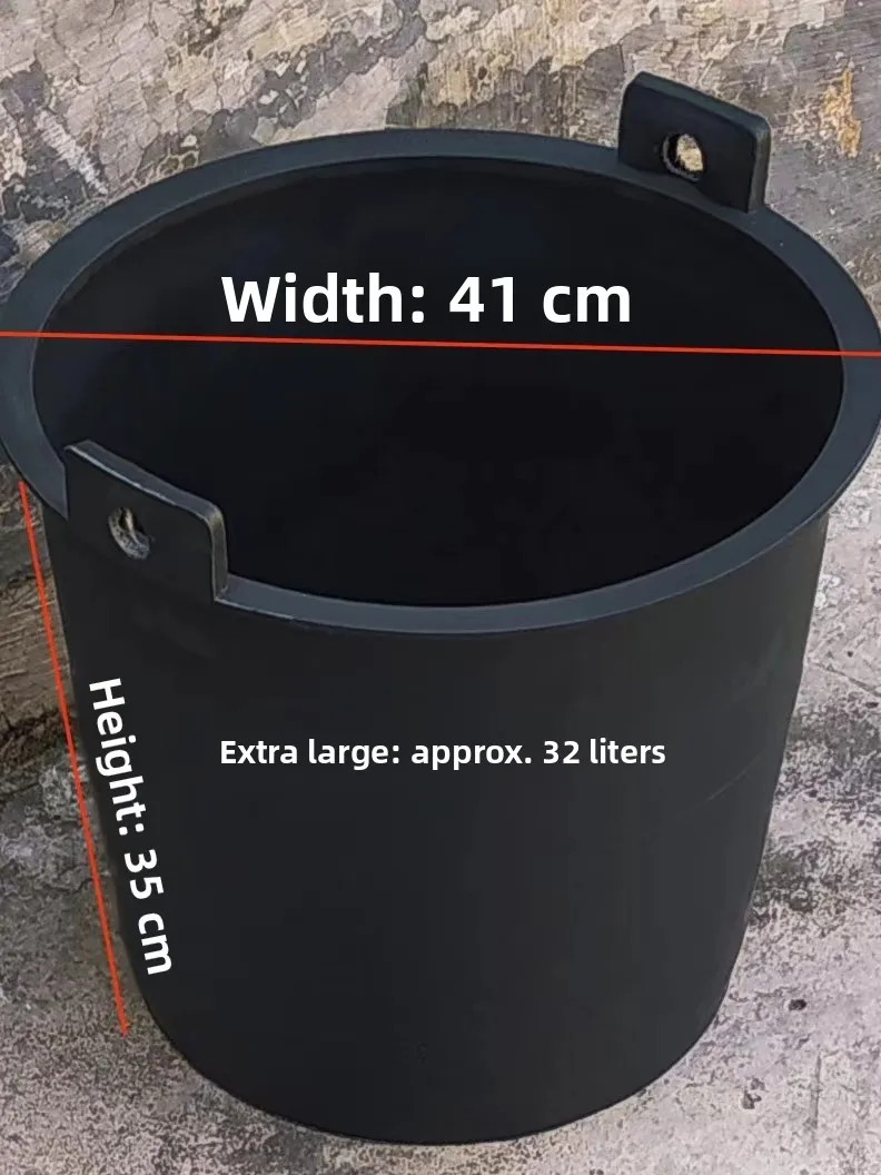 Большое черное ведро из полимерной смолы с ручкой, уличный контейнер для мусора, горшок для привлечения пчел, прочный, устойчивый к солнцу, не разлагаемый цветочный горшок
Большое черное ведро из полимерной смолы с ручкой, уличный контейнер для мусора, горшок для привлечения пчел, прочный, устойчивый к солнцу, не разлагаемый цветочный горшок