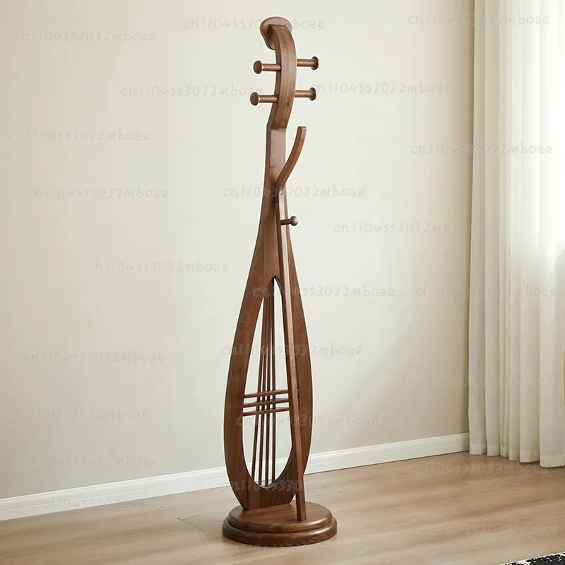 vertical black walnut living room new Chinese hanger pipa Coat rack floor-to-ceiling bedroom all solid wood
vertical black walnut living room new Chinese hanger pipa Coat rack floor-to-ceiling bedroom all solid wood
