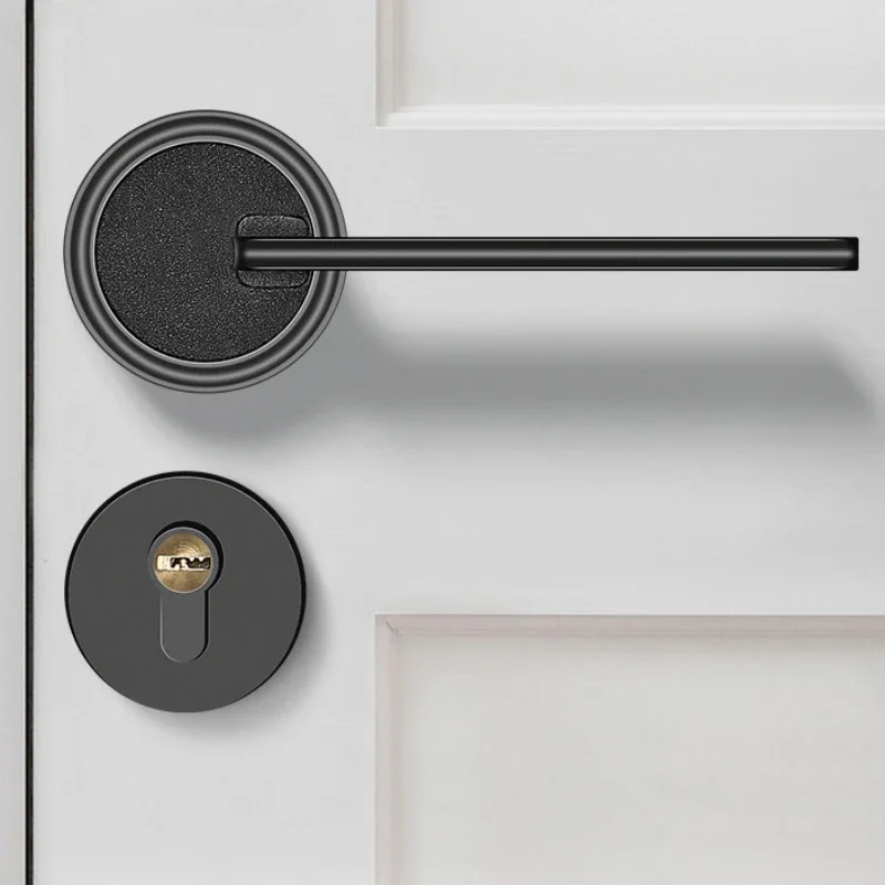 Modern Minimalist Household Indoor Door Locks Black Door Handles Split Locks Bedroom and Bathroom Door Locks Wholesale
Modern Minimalist Household Indoor Door Locks Black Door Handles Split Locks Bedroom and Bathroom Door Locks Wholesale