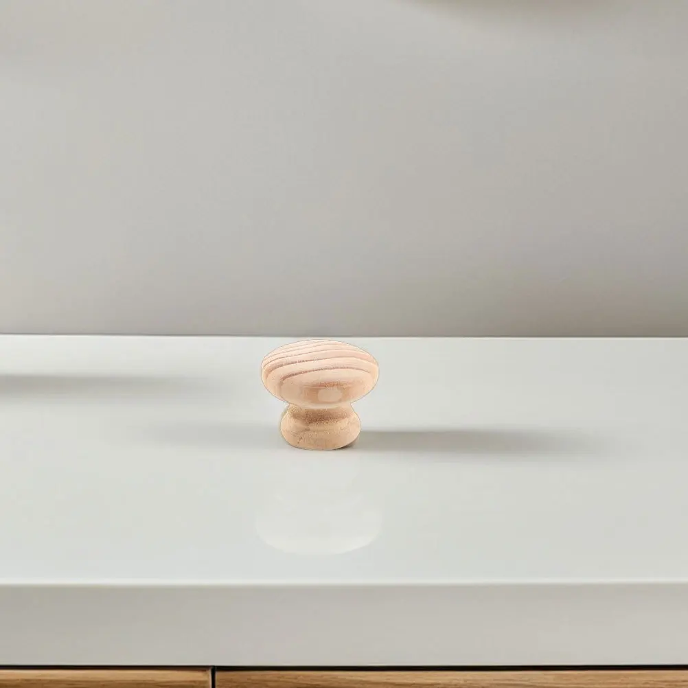 10 pcs Retro Solid Wood Drawer Knobs Round Mushroom Shape Unfinished Furniture Handles For Cabinet Wardrobe Dresser Kitchen
10 pcs Retro Solid Wood Drawer Knobs Round Mushroom Shape Unfinished Furniture Handles For Cabinet Wardrobe Dresser Kitchen