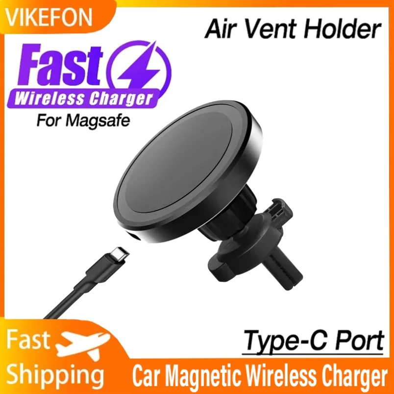 Car 15W Magnetic Wireless Charger Air Vent Phone Holder Stand For Magsafe iPhone 16 15 14 13 12 Pro Max Fast Charging Station
Car 15W Magnetic Wireless Charger Air Vent Phone Holder Stand For Magsafe iPhone 16 15 14 13 12 Pro Max Fast Charging Station