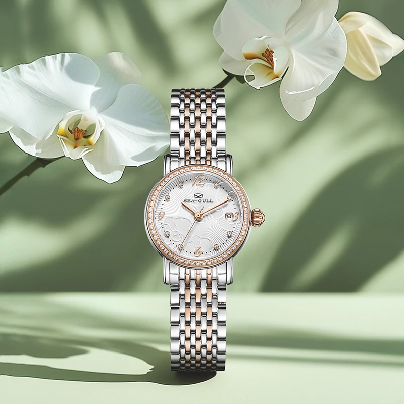 Sea-Gull Luxury Watch For Woman 316L Stainless Steel Automatic Mechanical Watch Sapphire Crystal 50M Waterproof Wristwatch 1074L
Sea-Gull Luxury Watch For Woman 316L Stainless Steel Automatic Mechanical Watch Sapphire Crystal 50M Waterproof Wristwatch 1074L