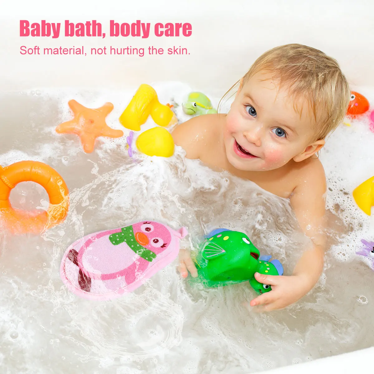 3pcs Baby Bathing Sponge Set Cartoon Soft Cotton Bath Towel for Kids Ergonomic Handle Sling Storage Safe Delicate
3pcs Baby Bathing Sponge Set Cartoon Soft Cotton Bath Towel for Kids Ergonomic Handle Sling Storage Safe Delicate