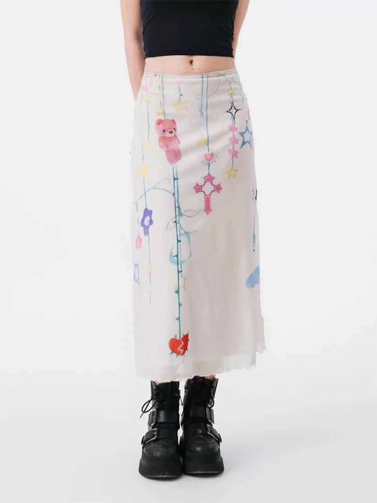 2025 Summer Chiffon Women's Floral Long Skirts Sweet Graffiti Skirt Vintage Casual Elastic Waist Skir Straight tube A-line skirt
2025 Summer Chiffon Women's Floral Long Skirts Sweet Graffiti Skirt Vintage Casual Elastic Waist Skir Straight tube A-line skirt