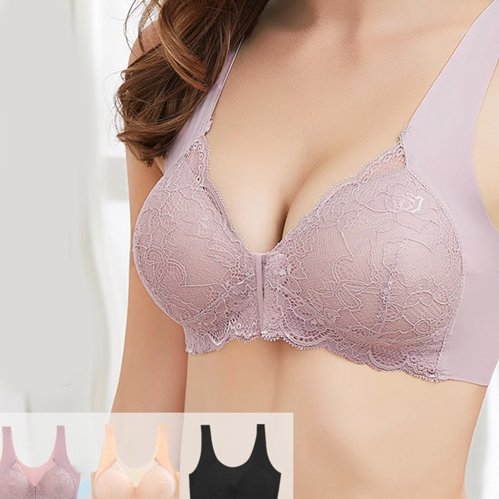 Цельный бюстгальтер без стального кольца, бесшовное дышащее нижнее белье с пряжкой спереди для женщин, розовый, 3xl, мягкая, удобная поддержка
Цельный бюстгальтер без стального кольца, бесшовное дышащее нижнее белье с пряжкой спереди для женщин, розовый, 3xl, мягкая, удобная поддержка