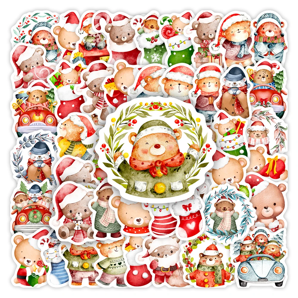 Christmas Bear Stickers Kawaii Cartoon Animal DIY Gift Toy Waterproof Decal for Scrapbook Laptop Phone Luggage Bottle Decorative
Christmas Bear Stickers Kawaii Cartoon Animal DIY Gift Toy Waterproof Decal for Scrapbook Laptop Phone Luggage Bottle Decorative