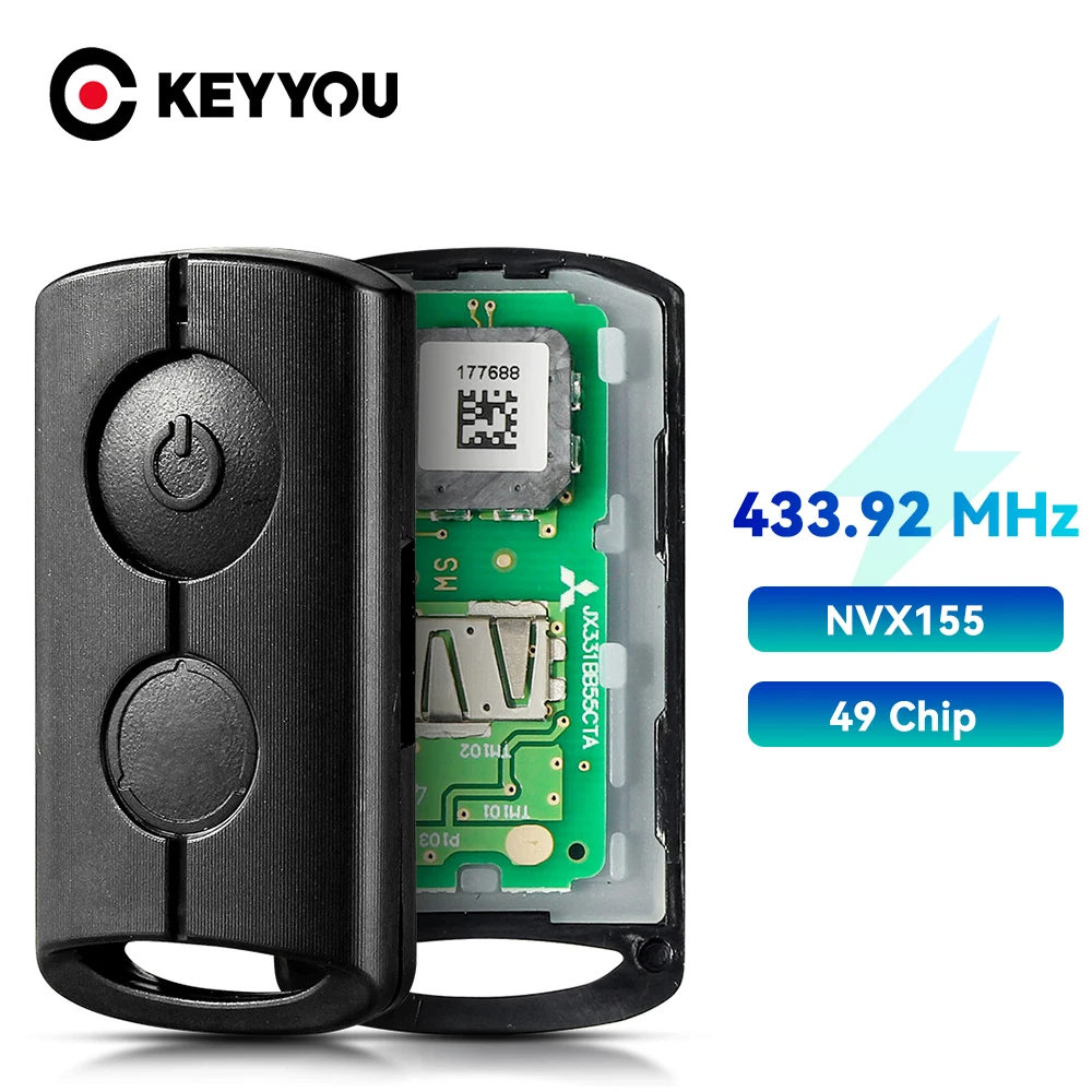 KEYYOU Smart Motorcycle Remote Control Fob Key For YAMAHA XMAX XMAX300 NVX NVX155 AEROX JAUNS QBIX ID49 Chip 433.92MHz
KEYYOU Smart Motorcycle Remote Control Fob Key For YAMAHA XMAX XMAX300 NVX NVX155 AEROX JAUNS QBIX ID49 Chip 433.92MHz