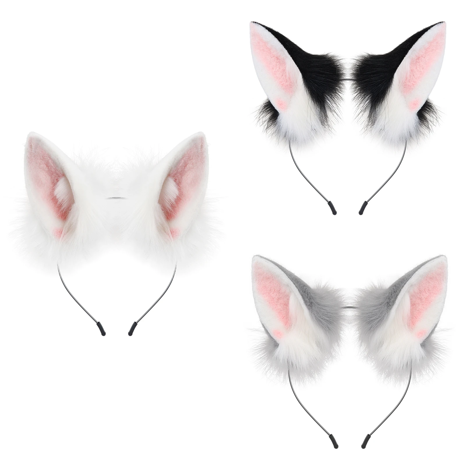 Animal Fox Wolf Ears Headbands Faux Fur Handmade Hairband for Cosplay Party Hair Accessories
Animal Fox Wolf Ears Headbands Faux Fur Handmade Hairband for Cosplay Party Hair Accessories