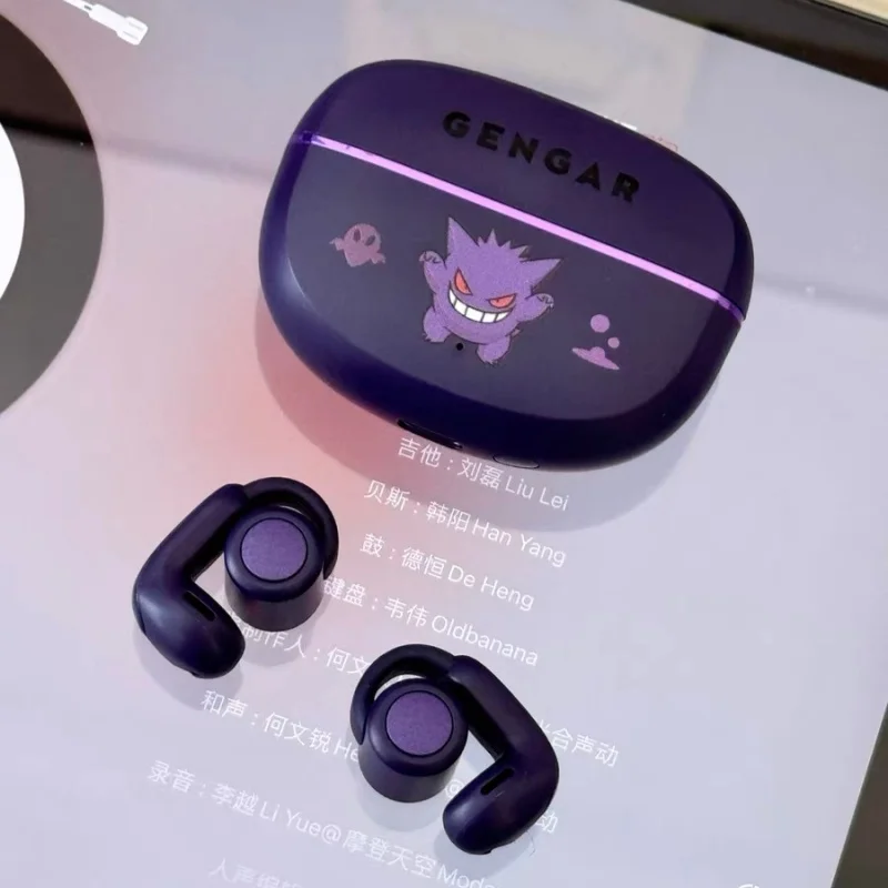 Gengar Pokes аниме Bluetooth-гарнитура клип для ушей стиль не уменьшение Hi-Fi стерео игры беспроводные спортивные наушники выносливость модный подарок 
Gengar Pokes аниме Bluetooth-гарнитура клип для ушей стиль не уменьшение Hi-Fi стерео игры беспроводные спортивные наушники выносливость модный подарок