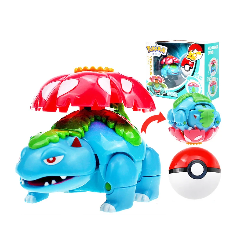 Original Pokemon Deformed Elf Ball Pikachu Lunala Solgaleo Eevee Pocket Monster Pokeball Action Deformation Model Doll Gift Toys
Original Pokemon Deformed Elf Ball Pikachu Lunala Solgaleo Eevee Pocket Monster Pokeball Action Deformation Model Doll Gift Toys
