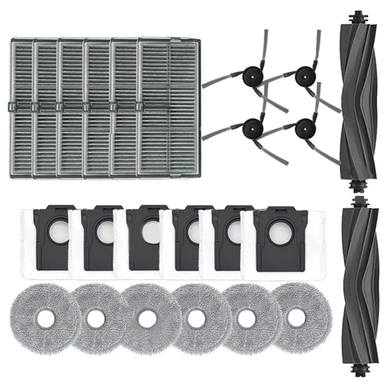 For Dreame X40 Ultra/ X40pro Roller Brush Side Brush Filter Mop Pads Rags Dust Bag Robot Vacuum Spare Parts
For Dreame X40 Ultra/ X40pro Roller Brush Side Brush Filter Mop Pads Rags Dust Bag Robot Vacuum Spare Parts
