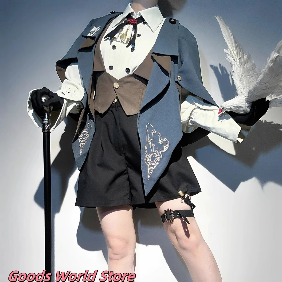 Vintage Lolita Style suit daily Women queen top vest Cape cloak shorts Premium Anime Outfit Cosplay Anime Uniform Birthday Gifts
Vintage Lolita Style suit daily Women queen top vest Cape cloak shorts Premium Anime Outfit Cosplay Anime Uniform Birthday Gifts