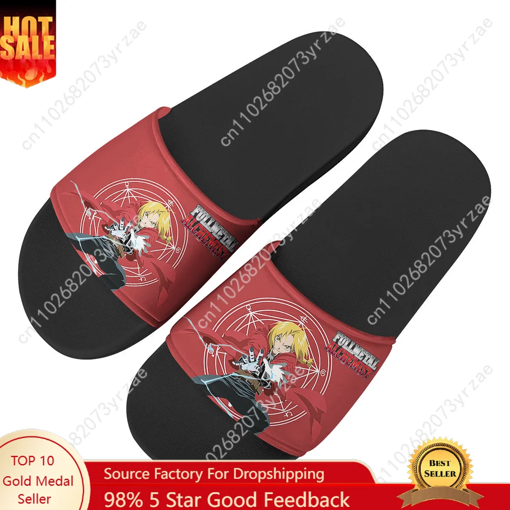 Fullmetal Alchemist Flip Flops Mens Womens Teenager Family Slippers Bathroom Beach Swimming Pool Casual Sandals Custom Shoes
Fullmetal Alchemist Flip Flops Mens Womens Teenager Family Slippers Bathroom Beach Swimming Pool Casual Sandals Custom Shoes