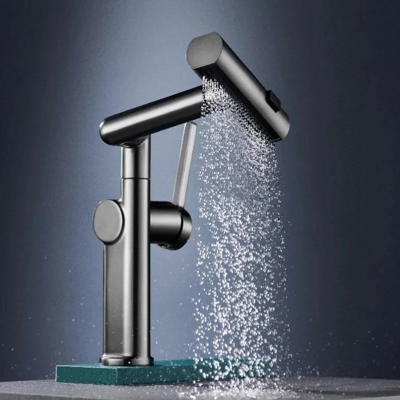 Mechanical arm basin faucet, bathroom hot and cold universal faucet, household bathroom balcony lucky cat
Mechanical arm basin faucet, bathroom hot and cold universal faucet, household bathroom balcony lucky cat