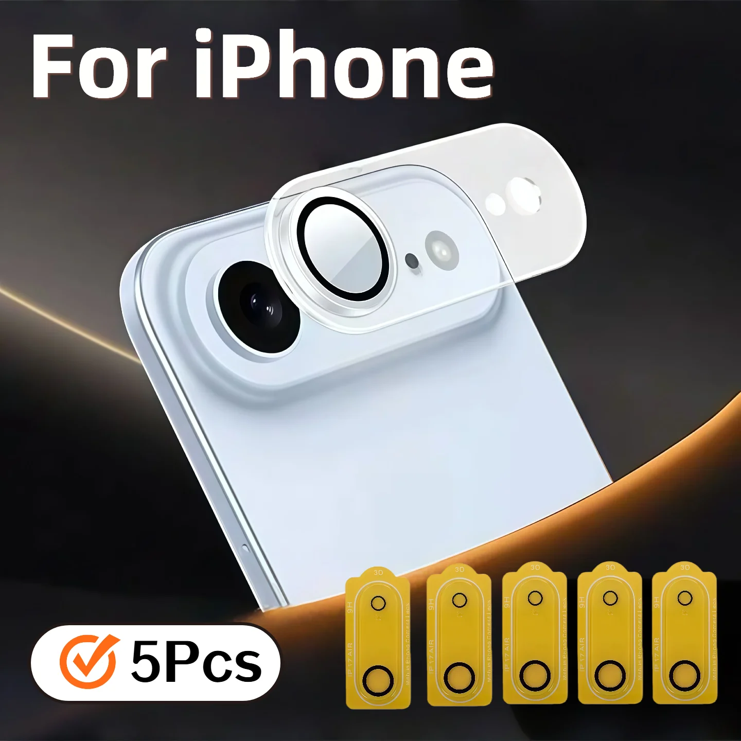 5Pcs Rear Camera Lens Kit for iPhone17/16/15/14/13/12/11 proMax Mini with 9H Tempered Glass Protection Mobile Photography Lens S
5Pcs Rear Camera Lens Kit for iPhone17/16/15/14/13/12/11 proMax Mini with 9H Tempered Glass Protection Mobile Photography Lens S