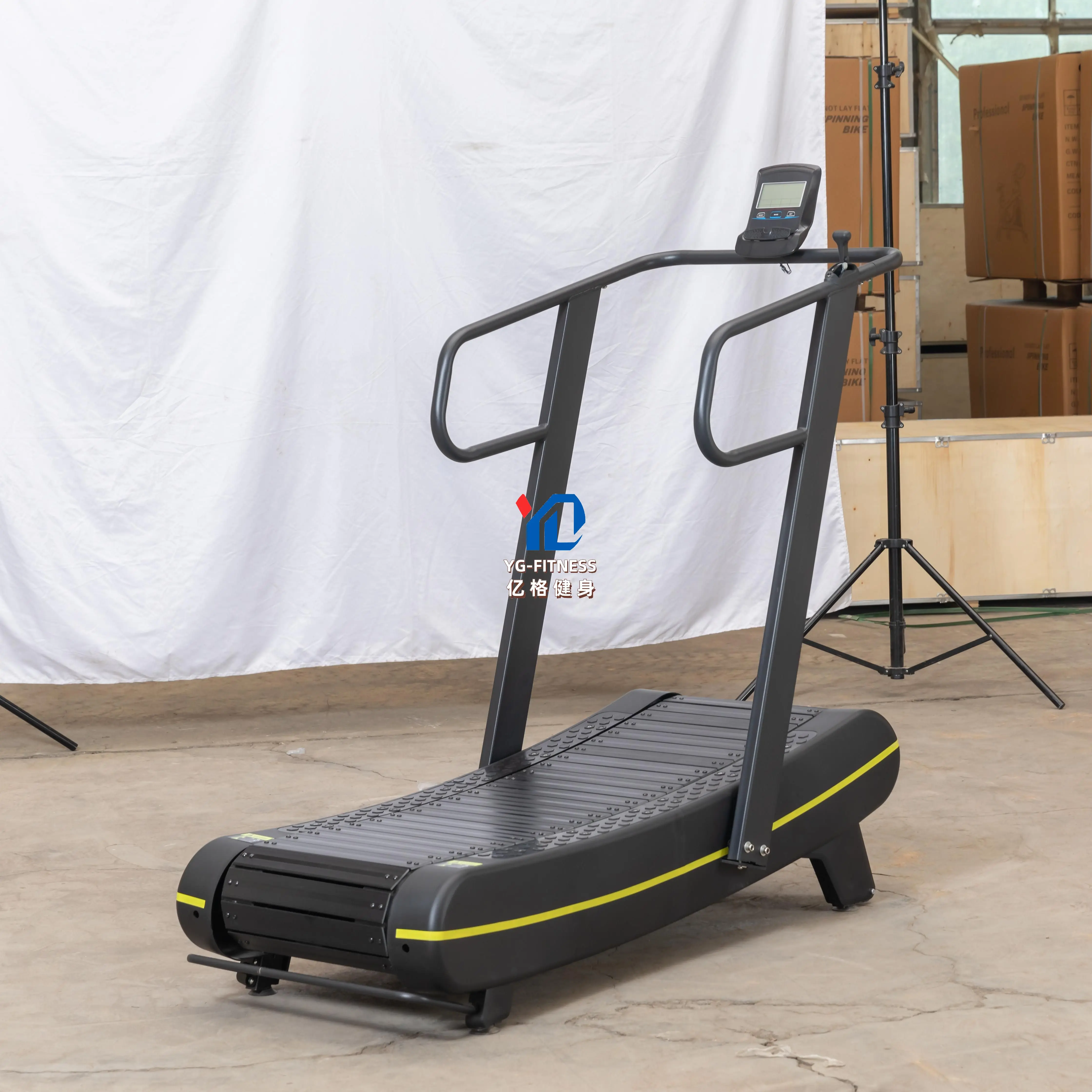 High Quality Gym Equipment Commercial Curved Treadmill for Body Building Professional Running Machine Fitness Equipment
High Quality Gym Equipment Commercial Curved Treadmill for Body Building Professional Running Machine Fitness Equipment