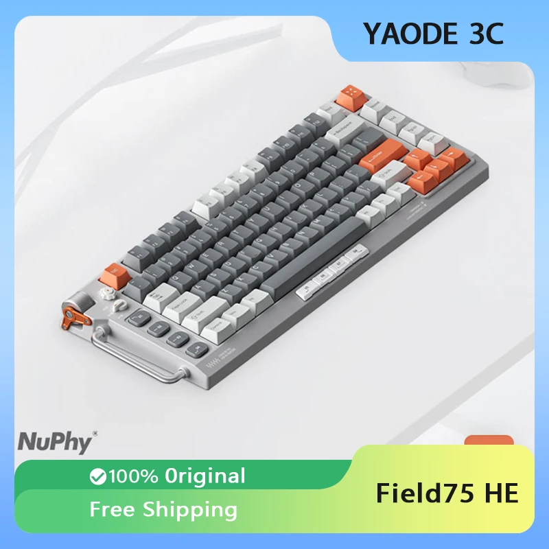 Магнитный переключатель Nuphy Field75 HE, Проводная Механическая клавиатура с горячей заменой, RGB ПК, офисная, Электронная, Спортивная, Игровая клавиатура
Магнитный переключатель Nuphy Field75 HE, Проводная Механическая клавиатура с горячей заменой, RGB ПК, офисная, Электронная, Спортивная, Игровая клавиатура
