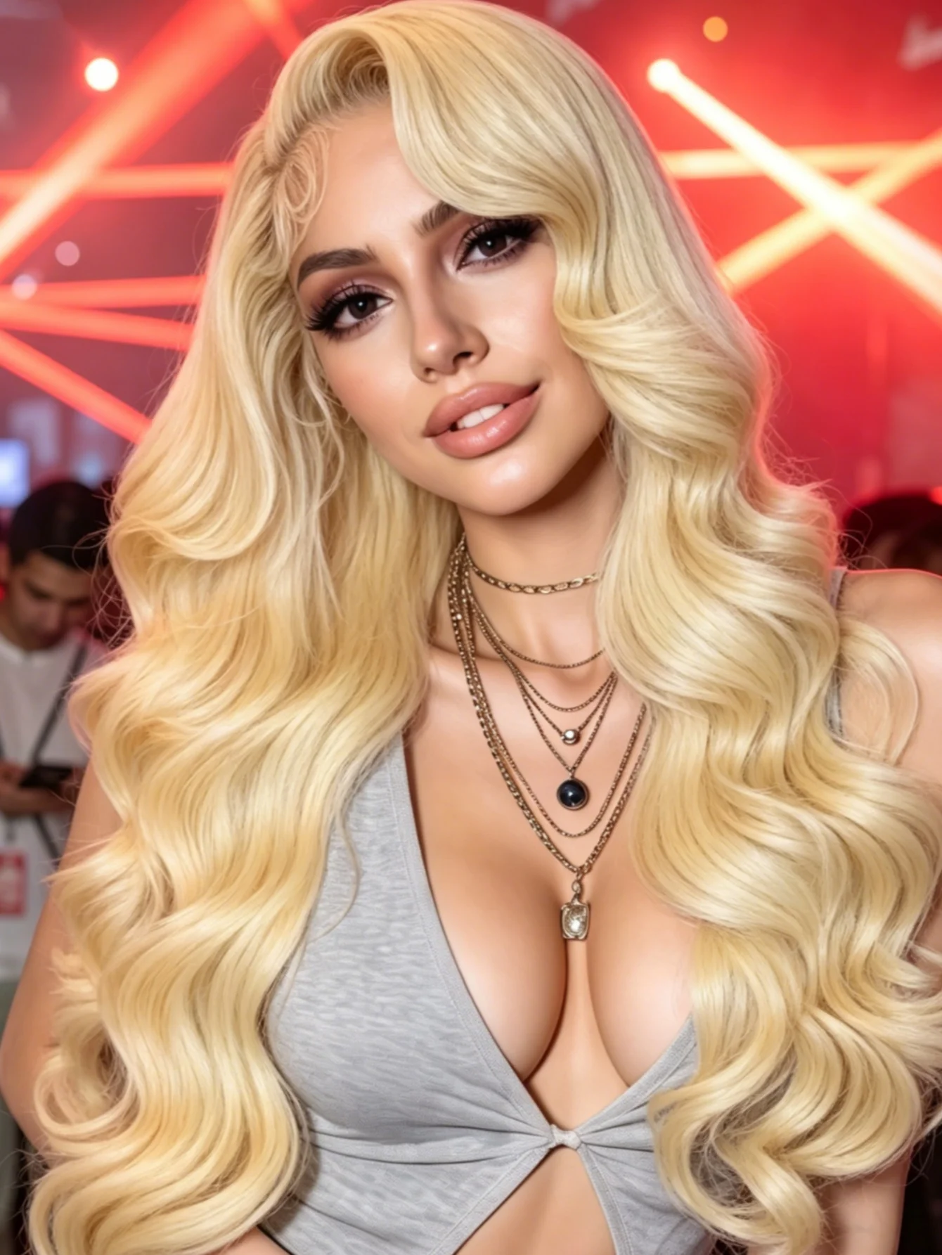 613 Blonde Lace Front Wigs Wig Human Hair 200 Density Body Wave Lace Front Wigs Human Hair Pre Plucked HD Frontal Wig 13X4 Glueless Wigs human hair Wig 613 Blonde Natural Hairline For Party For Women With Baby Hair
613 Blonde Lace Front Wigs Wig Human Hair 200 Density Body Wave Lace Front Wigs Human Hair Pre Plucked HD Frontal Wig 13X4 Glueless Wigs human hair Wig 613 Blonde Natural Hairline For Party For Women With Baby Hair