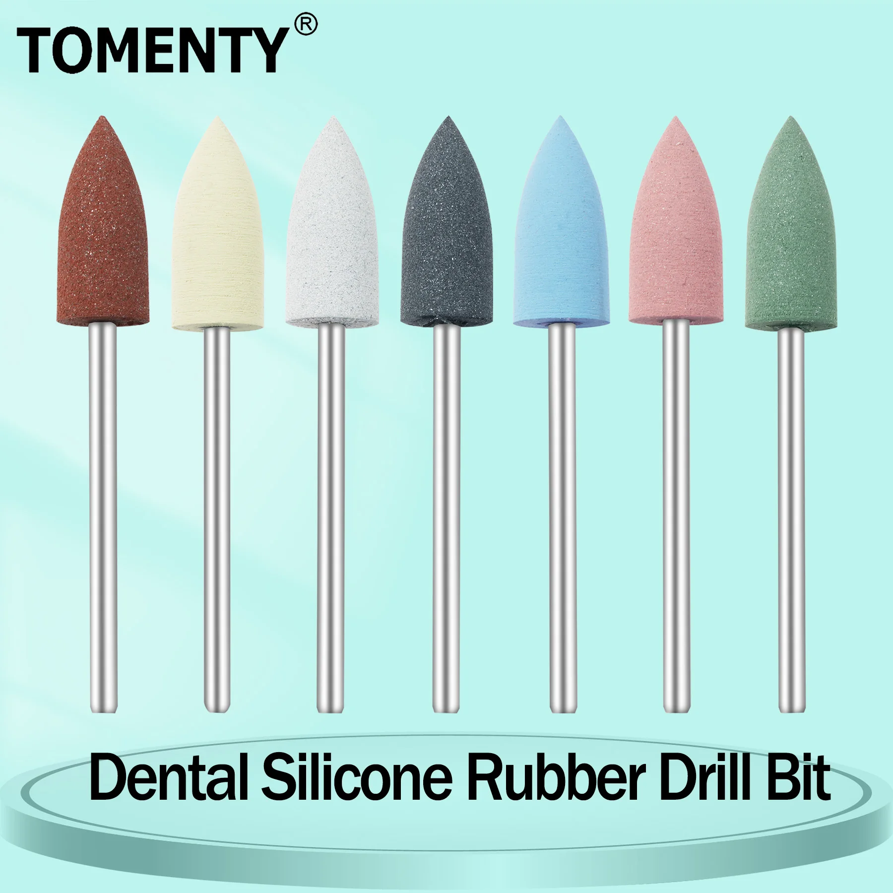 10pcs/Set 2.35mm Dental Silicone Rubber Polishers Burs for Teeth Whitening Nail Drill Bit Dental Polishing Tool Set
10pcs/Set 2.35mm Dental Silicone Rubber Polishers Burs for Teeth Whitening Nail Drill Bit Dental Polishing Tool Set