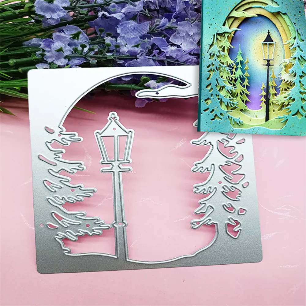 Christmas Street Lights Cutting Dies Embossing Scrapbooking Cutter Paper Greeting Cards Metal Stamp Stencils for Decoration
Christmas Street Lights Cutting Dies Embossing Scrapbooking Cutter Paper Greeting Cards Metal Stamp Stencils for Decoration
