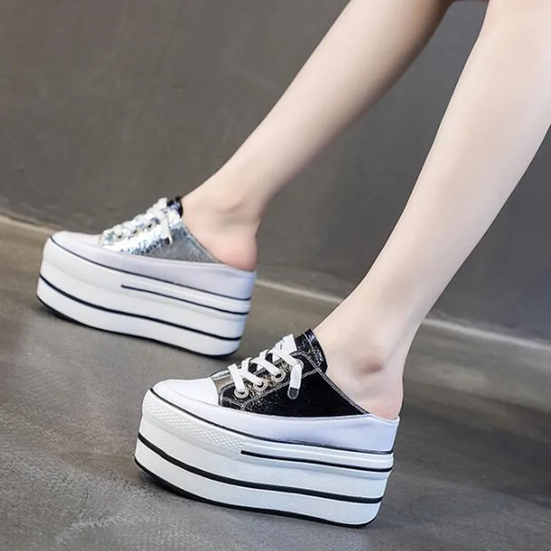10cm Mules Shoes Sandals Genuine Leather Women Sneakers 2026 Summer Hollow Breathable Shoes New Casual Women's Fashion Slippers
10cm Mules Shoes Sandals Genuine Leather Women Sneakers 2026 Summer Hollow Breathable Shoes New Casual Women's Fashion Slippers