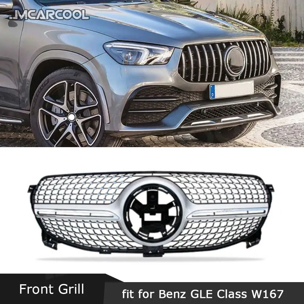 ABS Material Front Grill For Mercedes Benz GLE Class W167 GLE350 GLE450 GLE53 AMG Sport SUV 2020 Auto Car Decoration
ABS Material Front Grill For Mercedes Benz GLE Class W167 GLE350 GLE450 GLE53 AMG Sport SUV 2020 Auto Car Decoration