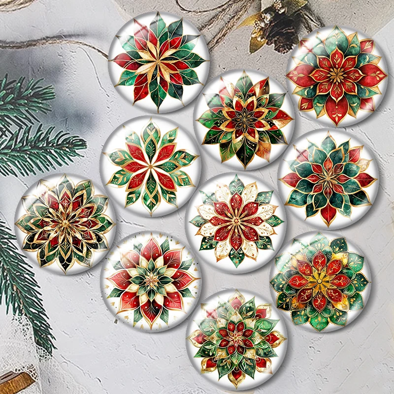Christmas Mandala icker DIY 10pcs 12mm/16mm/18mm/30mm Round Photo Glass Cabochon 25mm Demo Flat Back Making findings
Christmas Mandala icker DIY 10pcs 12mm/16mm/18mm/30mm Round Photo Glass Cabochon 25mm Demo Flat Back Making findings
