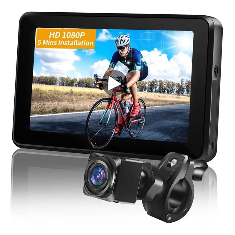 Night Vision 1080P Bike Recorder Camera Portable Bicycle Rear View Camera 4.3 Inch Monitor For Mountain, Road, E-Bike
Night Vision 1080P Bike Recorder Camera Portable Bicycle Rear View Camera 4.3 Inch Monitor For Mountain, Road, E-Bike