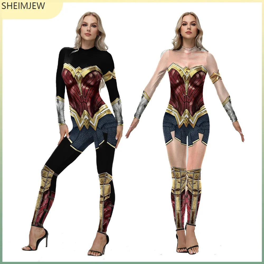 Justice Miracle Costume Female Role Play Movie Heroine Leotard Party Sexy Bodysuit Female Superman Stage Performance Leotard 
Justice Miracle Costume Female Role Play Movie Heroine Leotard Party Sexy Bodysuit Female Superman Stage Performance Leotard