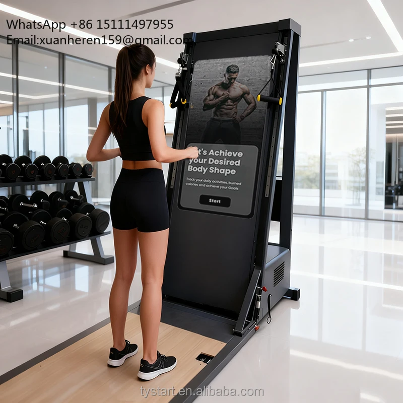 Tystart Ai Smart Fitness Mirrors Floor Standing 32/43 Inch Luxury Full Home Gym Cable Durable Simple Style for Indoor Workout
Tystart Ai Smart Fitness Mirrors Floor Standing 32/43 Inch Luxury Full Home Gym Cable Durable Simple Style for Indoor Workout