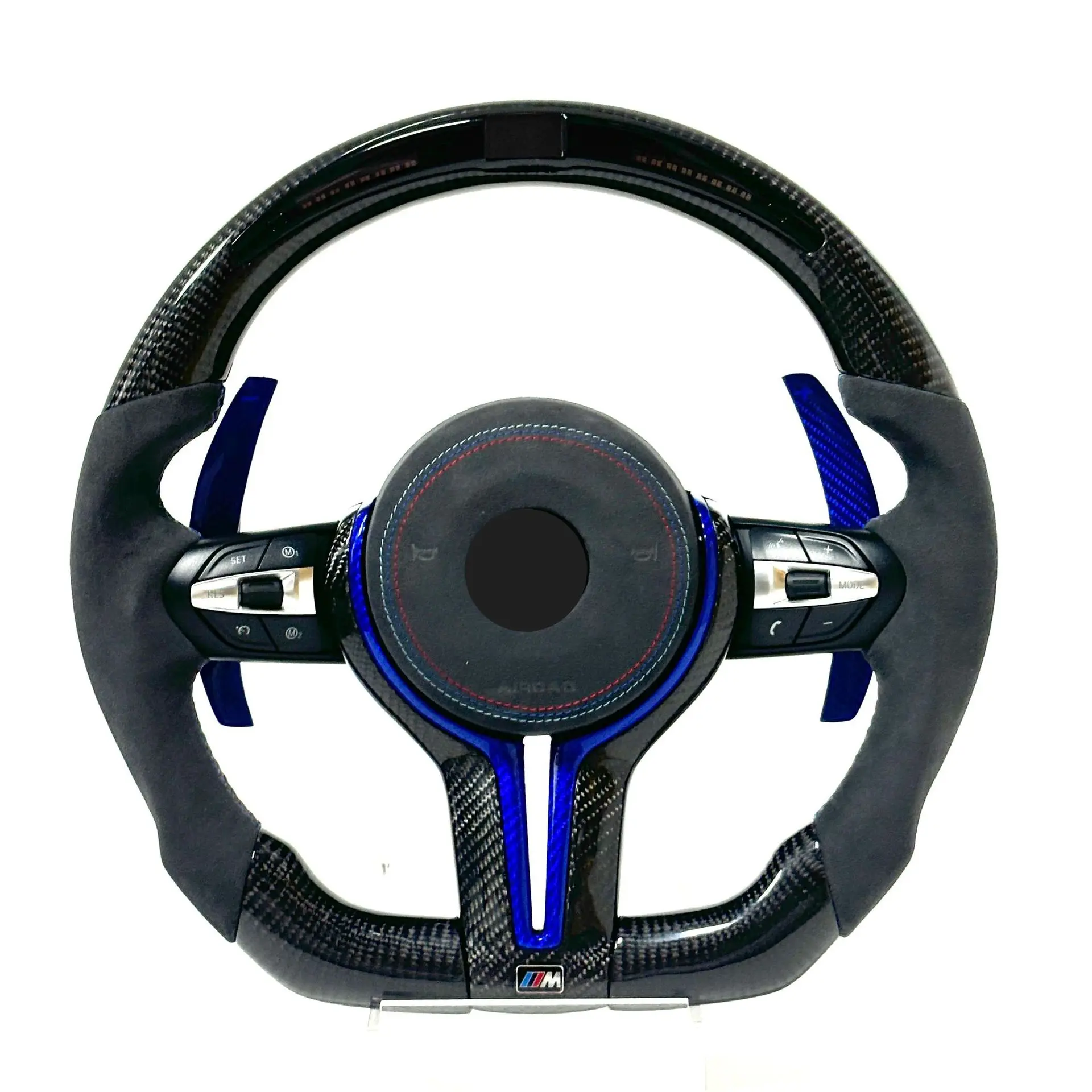 Suitable for BMW M3M6F10F15F30 modified new forged thong carbon fiber paddle steering wheel
Suitable for BMW M3M6F10F15F30 modified new forged thong carbon fiber paddle steering wheel