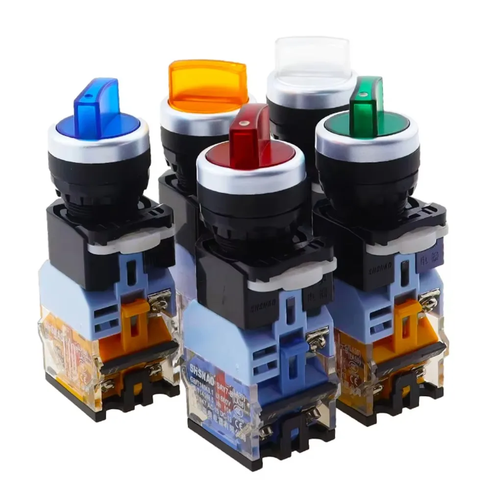 Interruptor botón giratorio con lámpara, pulsador LA38-11XD/2, 22MM, 2 posiciones, 3 posiciones, botón LED, Multicolor opcional
Interruptor botón giratorio con lámpara, pulsador LA38-11XD/2, 22MM, 2 posiciones, 3 posiciones, botón LED, Multicolor opcional