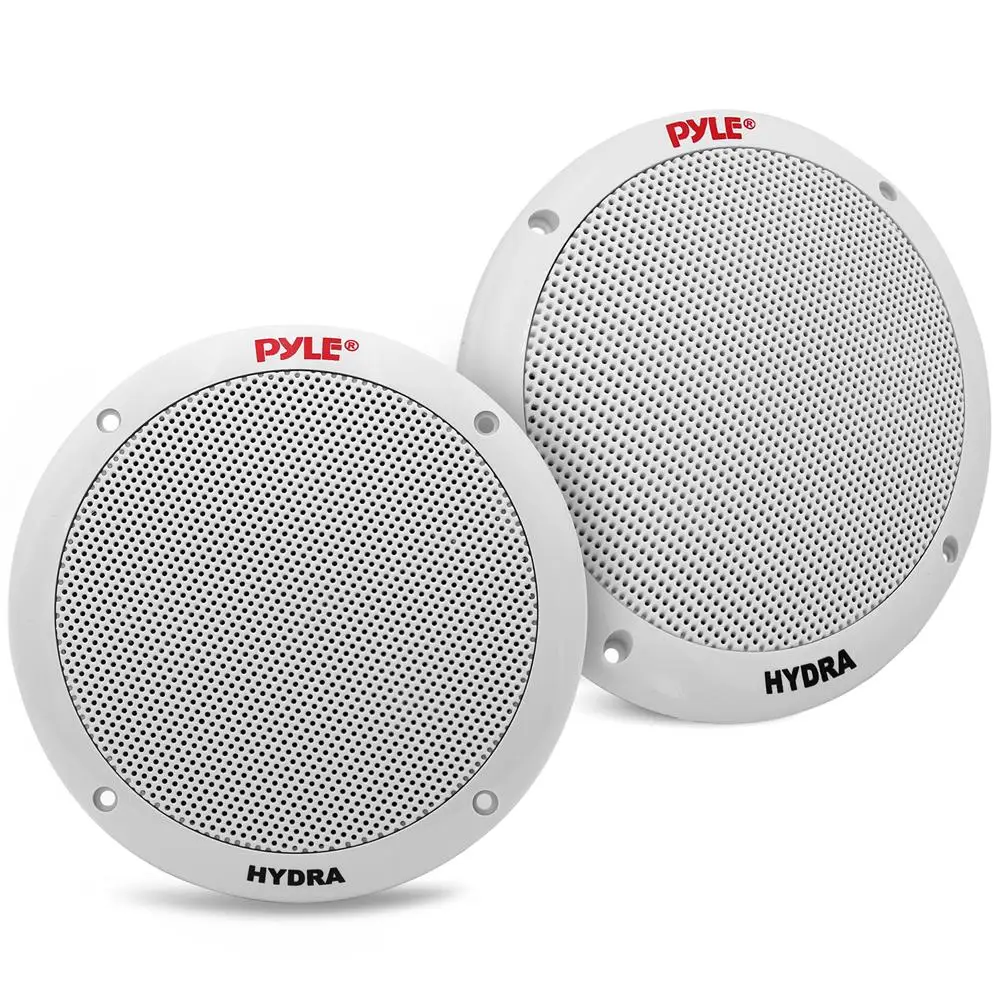 Pyle 6.5 Inch Dual Marine Speakers - 2 Way Waterproof and Weather Resistant Outdoor Stereo Sound System with 400 Watt Power
Pyle 6.5 Inch Dual Marine Speakers - 2 Way Waterproof and Weather Resistant Outdoor Stereo Sound System with 400 Watt Power