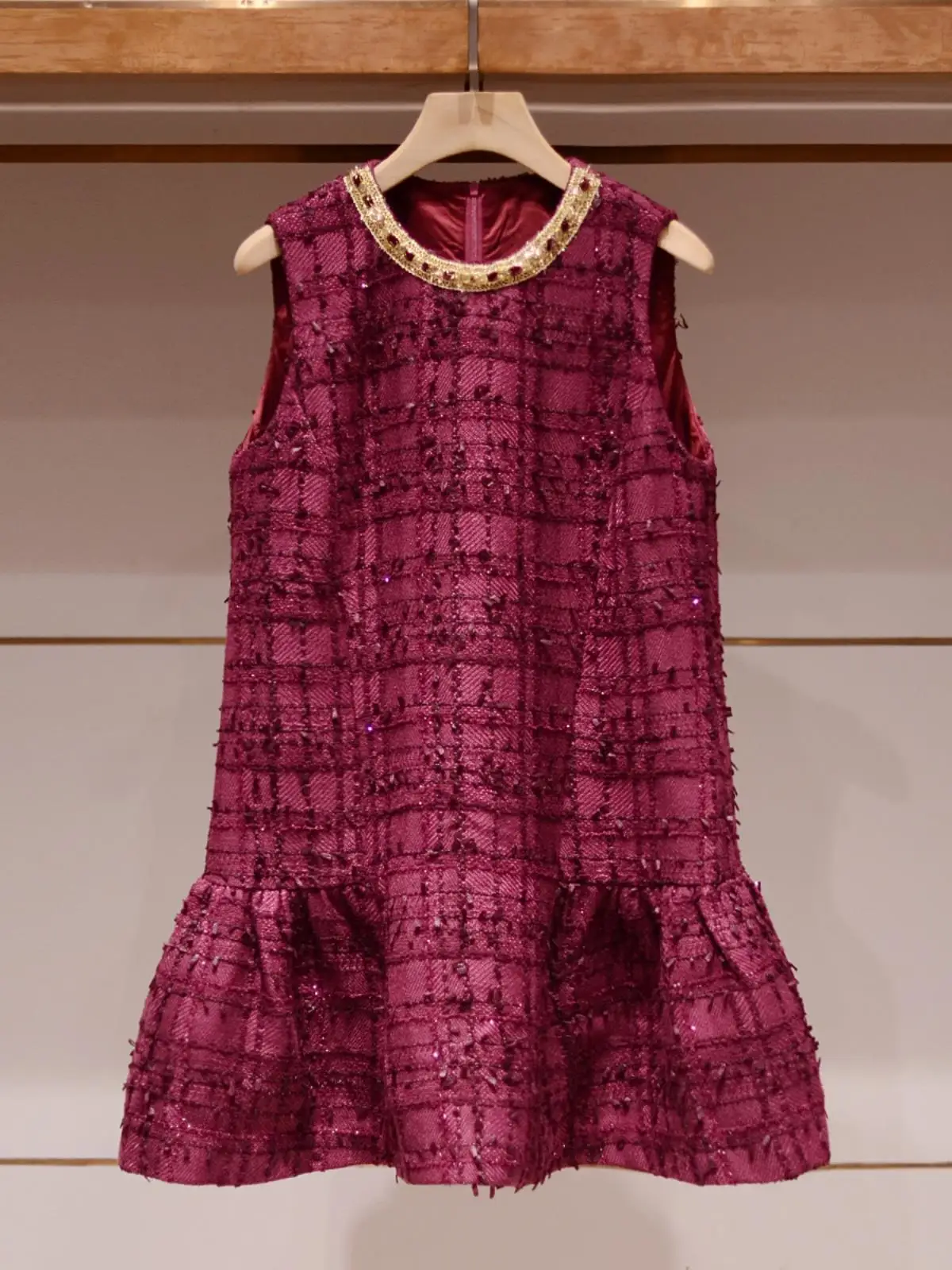 Новинка осени: Жилет-юбка Jolefi из грубого твида, дизайн Plus Size, с высокой талией, А-силуэт
Новинка осени: Жилет-юбка Jolefi из грубого твида, дизайн Plus Size, с высокой талией, А-силуэт