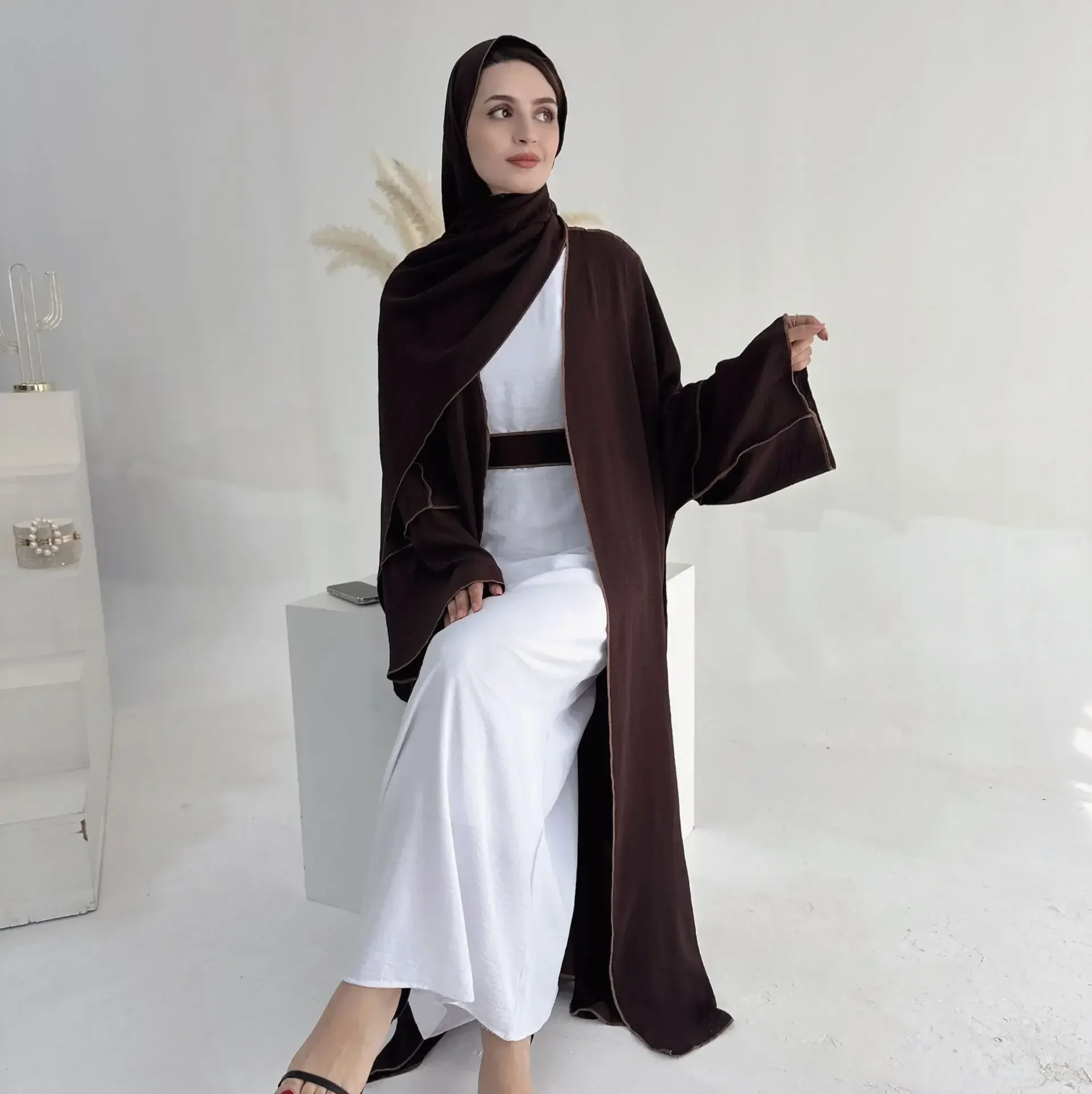 Eid Ramadan Muslim Women Open Abaya Cardigan Hijab Maxi Dress Turkey Dubai Kimono Islamic Party Kaftan Arab Robe Caftan Jalabiya
Eid Ramadan Muslim Women Open Abaya Cardigan Hijab Maxi Dress Turkey Dubai Kimono Islamic Party Kaftan Arab Robe Caftan Jalabiya