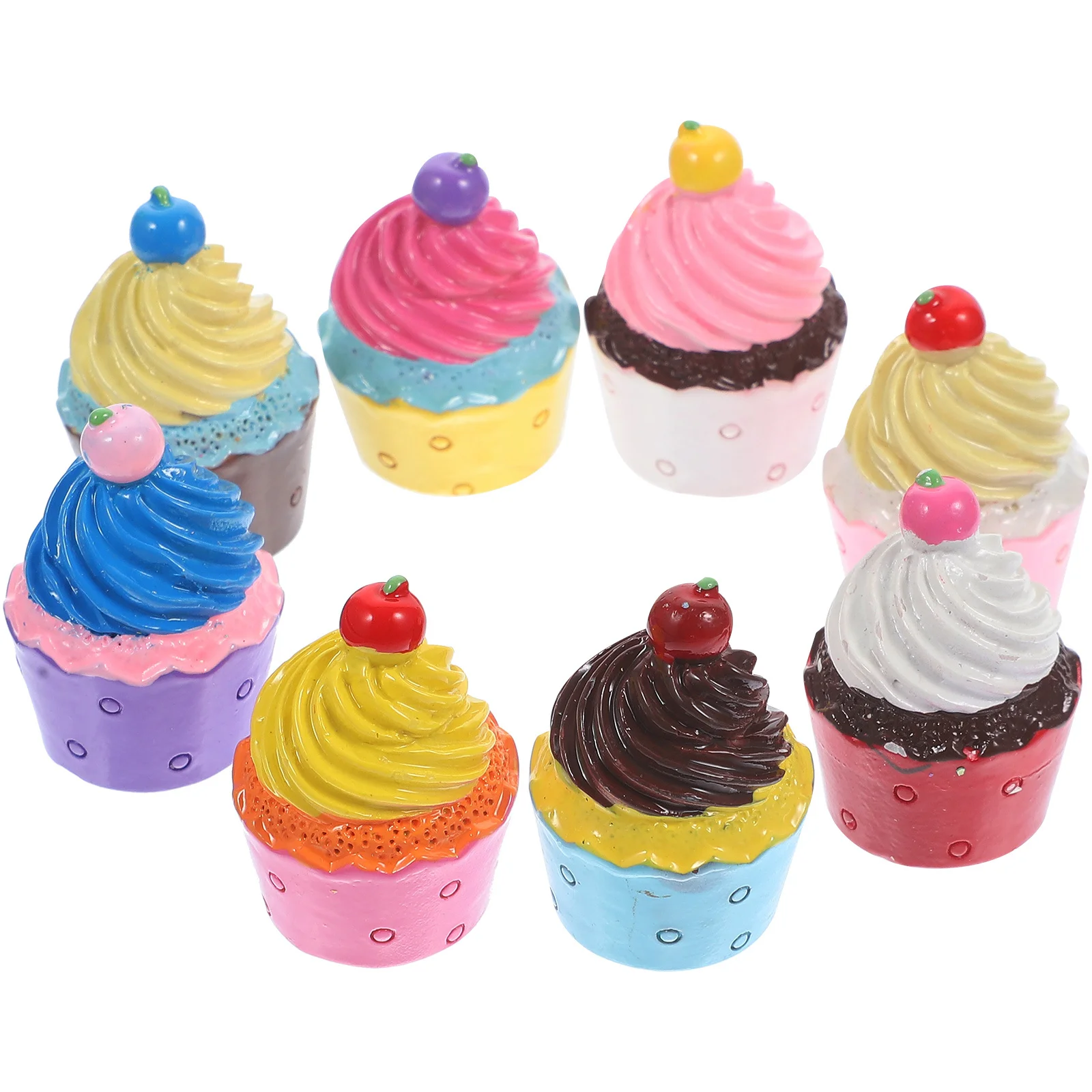 8pcs Simulation Cupcake Keychain Charms Resin Diy Crafts Accessories For Fridge Magnets Hair Clips Ornaments Decor Gifts
8pcs Simulation Cupcake Keychain Charms Resin Diy Crafts Accessories For Fridge Magnets Hair Clips Ornaments Decor Gifts