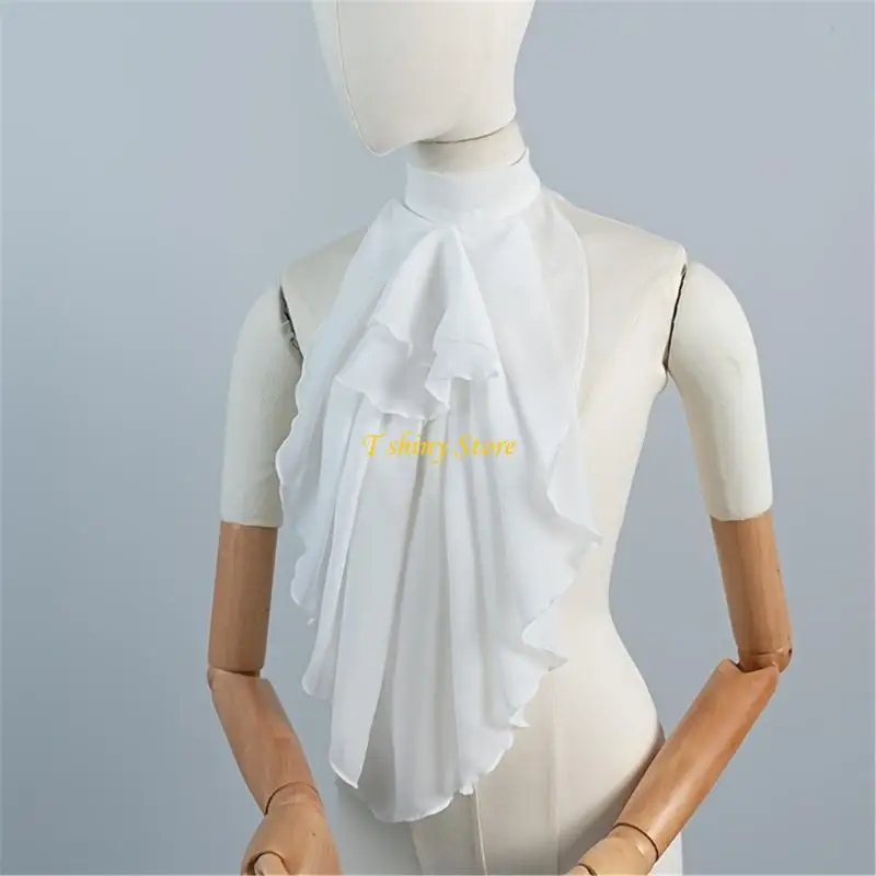 N58F Lightweight False Collar Victorian Neckline Enhancer Detachable Coallar For Themed Parties And Office Wear
N58F Lightweight False Collar Victorian Neckline Enhancer Detachable Coallar For Themed Parties And Office Wear