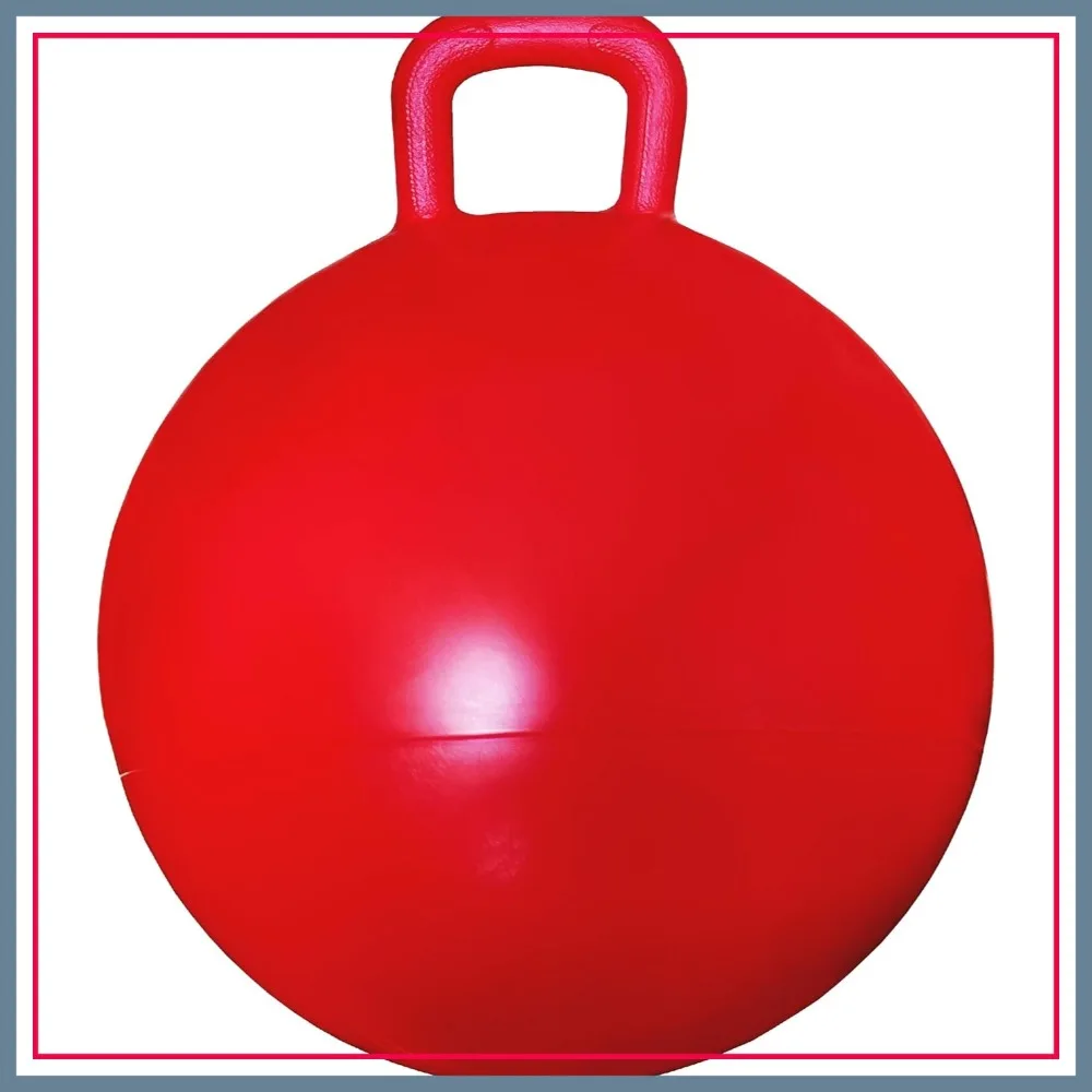 Hippity Hoppity Jumping Ball with Pump, 20in/50cm Diameter, Bouncy Ball with Handle, Kangaroo Bouncer, Space Hopper
Hippity Hoppity Jumping Ball with Pump, 20in/50cm Diameter, Bouncy Ball with Handle, Kangaroo Bouncer, Space Hopper