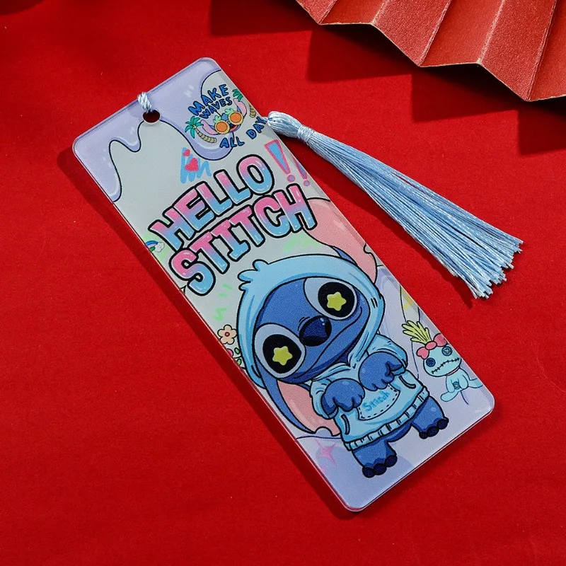 Disney Bookmark Stitch Strawberry Bear Cartoon Creative Cute Anime Character Acrylic Tassel Bookmark Student Reading Supplies
Disney Bookmark Stitch Strawberry Bear Cartoon Creative Cute Anime Character Acrylic Tassel Bookmark Student Reading Supplies