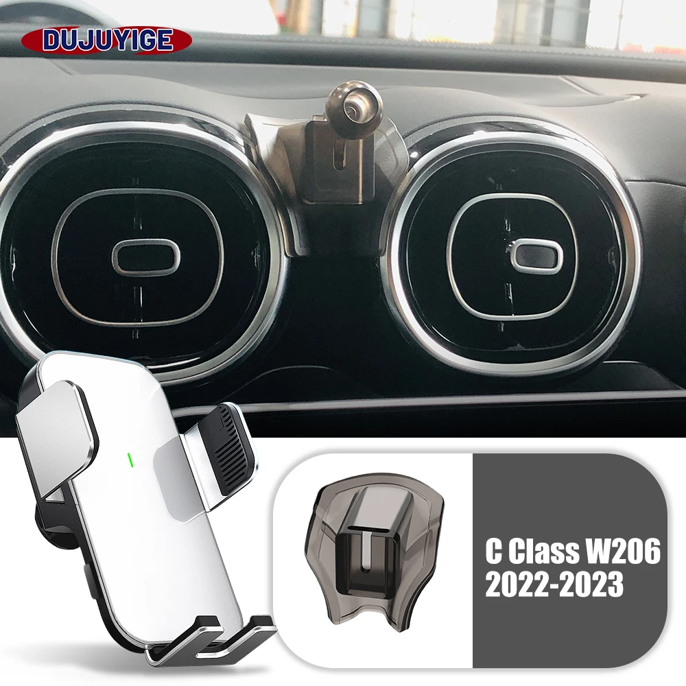 Car Mobile Phone Holder Special Fixed Bracket Solar Magnetic Wireless Charging For Mercedes Benz C Class W206 2022-2023
Car Mobile Phone Holder Special Fixed Bracket Solar Magnetic Wireless Charging For Mercedes Benz C Class W206 2022-2023